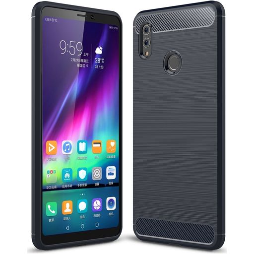 Mobigear Brushed Slim HONOR Note 10 Hoesje Flexibel TPU Backcover - Marineblauw