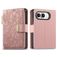 Mobigear Flowers iPhone Duo Hoesje Bookcase Portemonnee - Roze