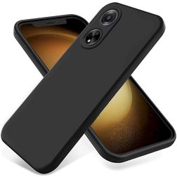 Mobigear Colors OPPO A98 Siliconen Hoesje Backcover - Zwart