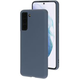 Mobiparts Samsung Galaxy S21 Siliconen Hoesje Backcover - Royal Grey Mobiparts Samsung Galaxy S21 Siliconen Hoesje Backcover - Royal Grey