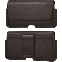 Mobigear Deluxe Belt Broekriemhoesje (max 18,5 cm x 9 cm) - Riemtasje - Holster - Zwart
