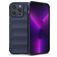 Mobigear Bumpy iPhone 14 Pro Max Hoesje Flexibel TPU Backcover - Donkerblauw