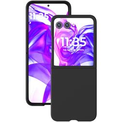 Mobigear Colors Motorola Razr 50 Ultra Hoesje Hardcase Backcover - Zwart
