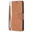 Mobigear Excellent Samsung Galaxy A12 Hoesje Bookcase Portemonnee - Bruin