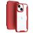 Mobigear Smart Fit iPhone 15 Hoesje Hardcase Bookcase - Rood