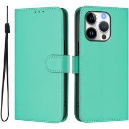 Mobigear Urban Wallet iPhone 16 Pro Hoesje Bookcase Portemonnee - Groen