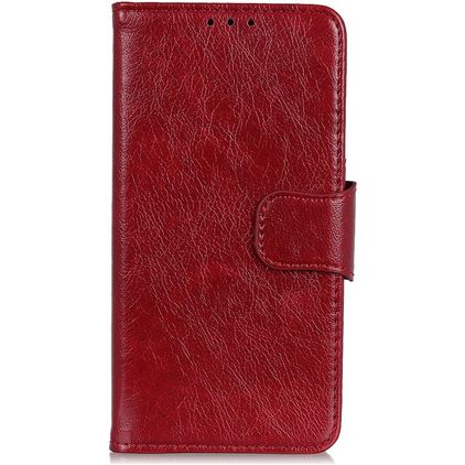 Mobigear Classy HTC Desire 21 Pro Hoesje Bookcase Portemonnee - Rood