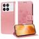 Mobigear Flowers POCO X6 Pro Hoesje Bookcase Portemonnee - Roségoud