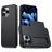 Mobigear Card iPhone 16 Pro Max Hoesje Hardcase Backcover Shockproof met Pasjeshouder - Zwart