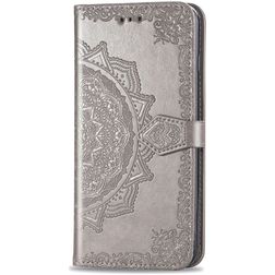 Mobigear Mandala HONOR 9X Lite Hoesje Bookcase Portemonnee - Grijs