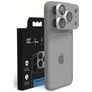 Elite iPhone 17 Pro Max Aluminum Camera Protector - Case Friendly - Zilver