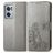 Mobigear Clover OnePlus Nord CE 2 Hoesje Bookcase Portemonnee - Grijs