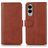 Mobigear Wallet Samsung Galaxy S25 Edge Hoesje Bookcase Portemonnee - Bruin