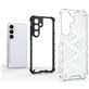Mobigear Honeycomb Samsung Galaxy S24 Plus Hoesje Hardcase Backcover Shockproof - Rood