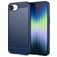 Mobigear Brushed Slim iPhone 16e Hoesje Flexibel TPU Backcover - Blauw