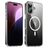 Valenta Trend Doorzichtig iPhone 16 MagSafe Hoesje Hardcase Backcover - Transparant
