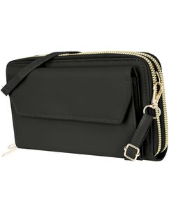 Antonio Fonzo Crossbody Clutch Telefoontasje - Large - Zwart