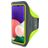 Mobiparts Comfort Fit Telefoonhouder Hardlopen Samsung Galaxy A22 5G Sport Hoesje Neopreen Sportarmband - Neon Green