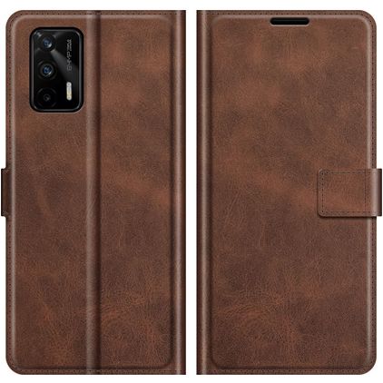 Mobigear Wallet Realme GT Hoesje Bookcase Portemonnee - Bruin