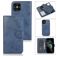 Mobigear Wallet iPhone 12 Hoesje Uitneembare 2in1 Bookcase Portemonnee - Donkerblauw