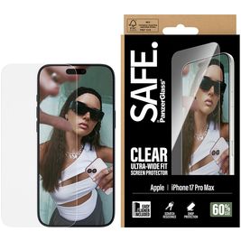 SAFE by PanzerGlass Ultra-Wide-Fit iPhone 17 Pro Max Glazen Screenprotector - Case Friendly