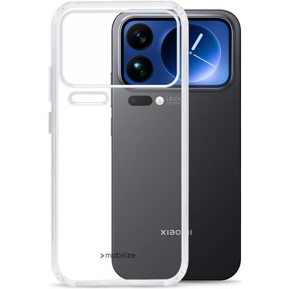 Mobilize Gelly Case Doorzichtig Xiaomi 17 Pro Max Hoesje Flexibel TPU Backcover - Transparant