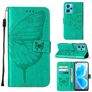 Mobigear Butterfly Realme 9 Pro Plus Hoesje Bookcase Portemonnee - Groen