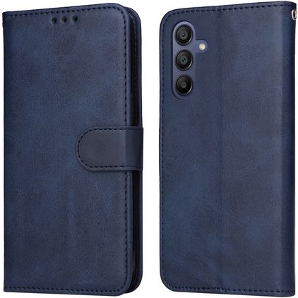Mobigear Wallet Samsung Galaxy A17 Hoesje Bookcase Portemonnee - Blauw