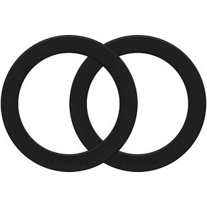 Mobilize Magnet Ring Magsafe Ring voor iPhone - Zwart (2-Pack)