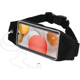 Mobiparts Comfort Fit Belt Telefoonhouder Hardlopen Samsung Galaxy A42 Sport Hoesje Neopreen Heuptas - Zwart