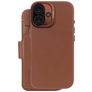 Decoded Detachable Wallet iPhone 16 MagSafe Hoesje Echt Leer Uitneembare 2in1 Bookcase Portemonnee - Tan