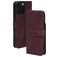 Mobiparts Classic Wallet MagSafe iPhone 16 Pro Max MagSafe Hoesje Bookcase Portemonnee - Velvet Red