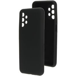 Mobiparts Samsung Galaxy A13 4G Siliconen Hoesje Backcover - Zwart