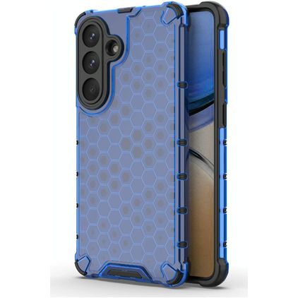 Mobigear Honeycomb Samsung Galaxy S26 Plus Hoesje Hardcase Backcover Shockproof - Blauw
