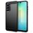 Mobigear Brushed Slim Samsung Galaxy A26 Hoesje Flexibel TPU Backcover - Zwart