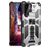 Mobigear Armor Stand Samsung Galaxy S22 Ultra Hoesje Hardcase Backcover Shockproof met Standaard - Zilver