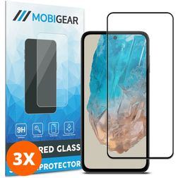 Mobigear Premium Samsung Galaxy M35 Glazen Screenprotector - Case Friendly (3-Pack)