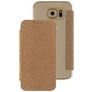 Mobilize Slim Booklet Samsung Galaxy S6 Hoesje Bookcase - Snake Creamy Rose