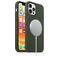 Mobigear Rubber Touch iPhone 12 Siliconen MagSafe Hoesje Backcover - Groen