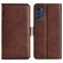 Mobigear Slim Magnet Motorola Moto E32 Hoesje Bookcase Portemonnee - Bruin