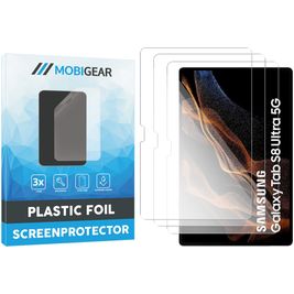 Mobigear Samsung Galaxy Tab S8 Ultra Screenprotector Folie - Case Friendly (3-Pack)