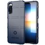 Mobigear Rugged Shield Sony Xperia 10 III Hoesje Flexibel TPU Backcover Shockproof - Blauw