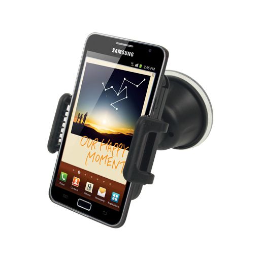 Mobigear Telefoonhouder Auto Zuignap Klem Universeel - Zwart