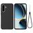 Mobigear Rubber Touch Samsung Galaxy A37 Siliconen Hoesje Backcover - Zwart