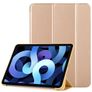 Mobigear Tri-Fold Gel iPad Air 5 (2022) Hoes TPU / Kunstleer Bookcase - Goud