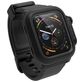 Catalyst Waterproof Case Siliconen Apple Watch - 44 mm Bandje Gespsluiting - Zwart