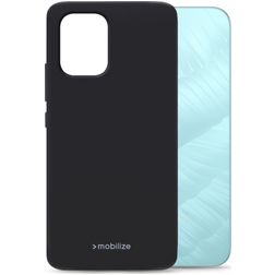 Mobilize Rubber Gelly OPPO A6x Hoesje Flexibel TPU Backcover - Zwart