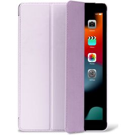 Decoded Textured Slim iPad 10 (2022) Hoes Flexibel Siliconen Bookcase - Lavendel