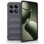 Mobigear Bumpy Xiaomi 14T Hoesje Flexibel TPU Backcover - Grijs