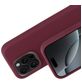 Mobiparts iPhone 16 Pro Siliconen Hoesje Backcover - Plum Red